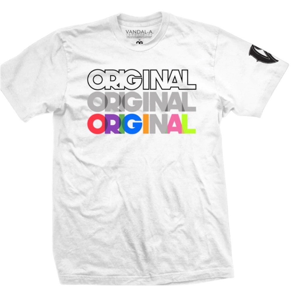 Vandal-A Original T-Shirt Men’s Large Short Sleeve Tee
